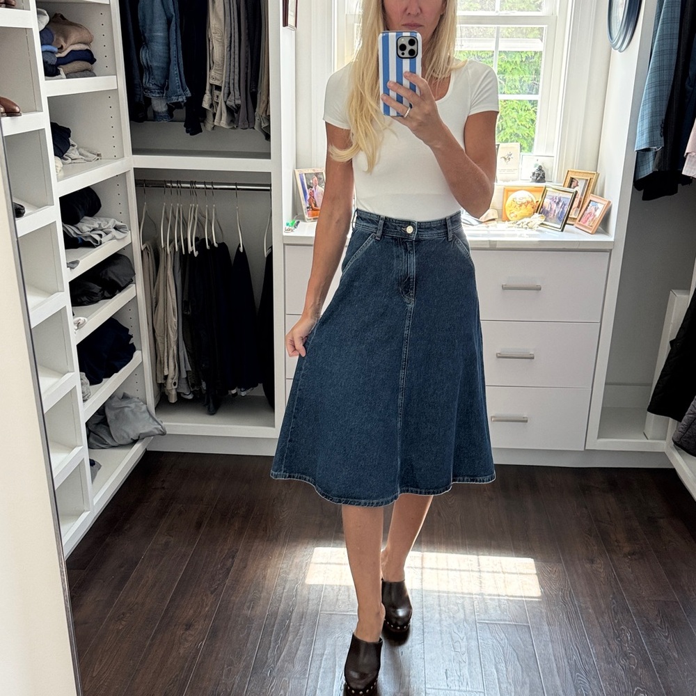 &Denim A-Line Skirt 2